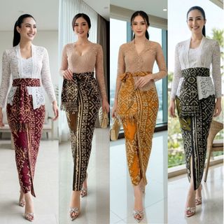 Kain Kamen Set Selendang Motif Gringsing