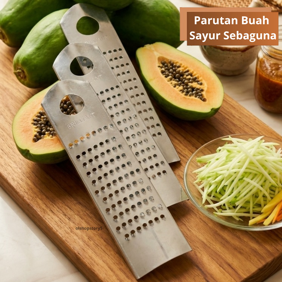 เครื่องขูด Rujak Pasrah แบบดั้งเดิม / เครื่องขูด Rujak น้ําตาลชวา