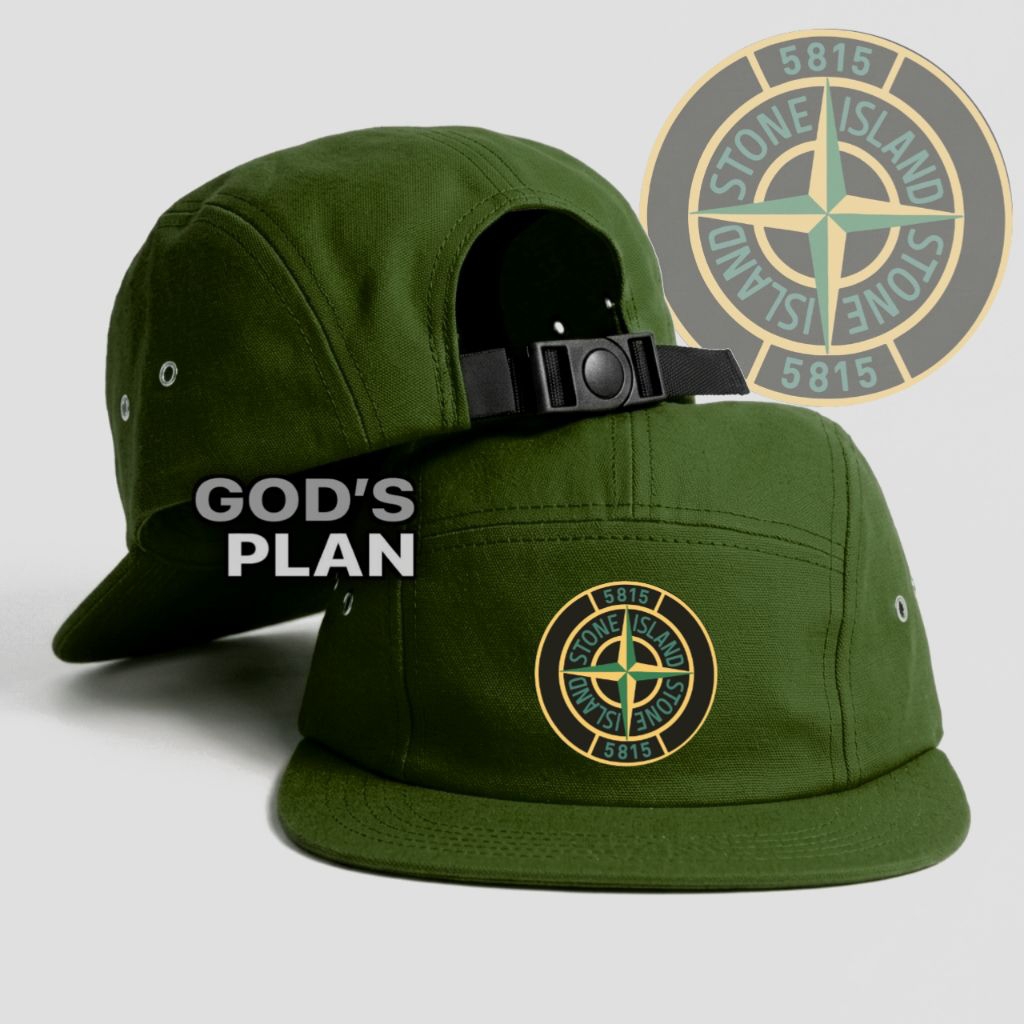 STONE ISLAND หิน ISLAND | 5 PANEL CASUAL HAT / หมวก PANEL FIVE PANEL HAT