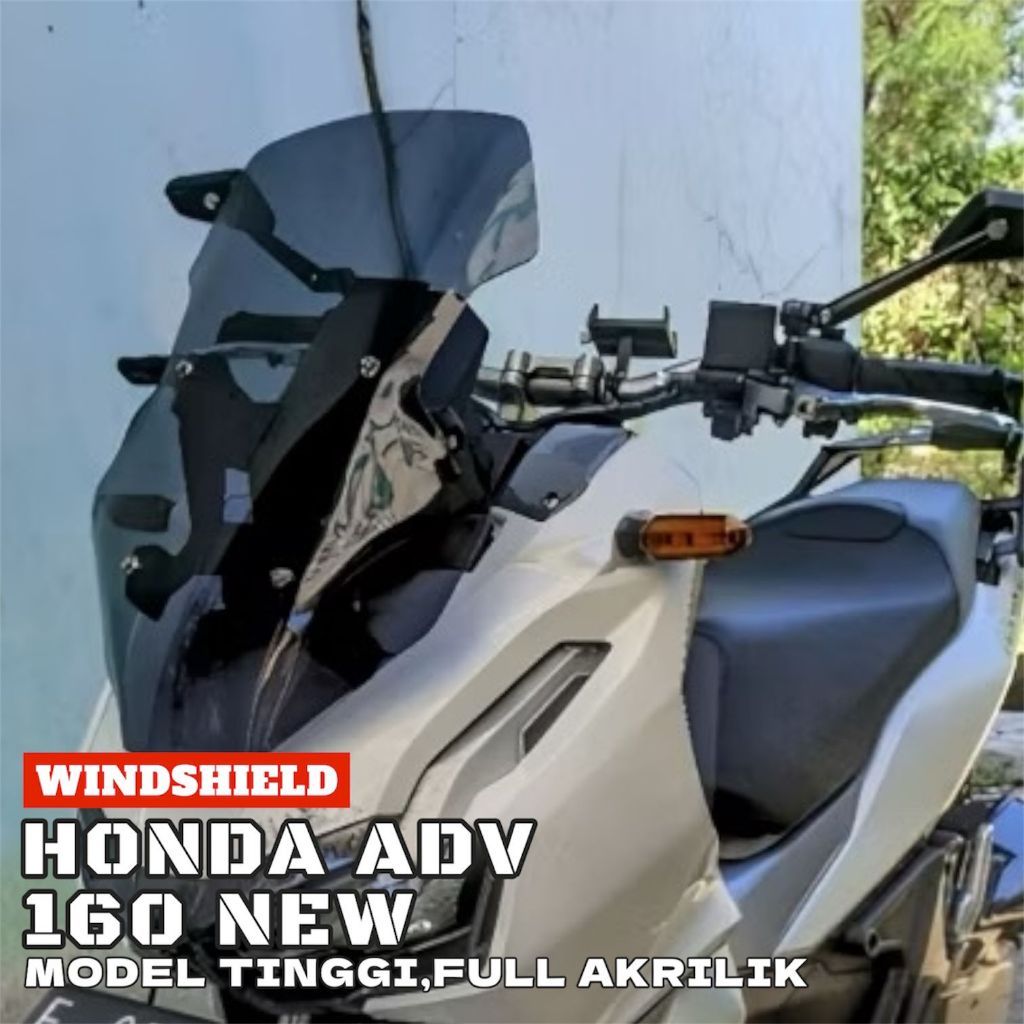 Visor Windshield Adv 160 High Model Full Acrylic Material Visor Adv 160 HANOMAN55