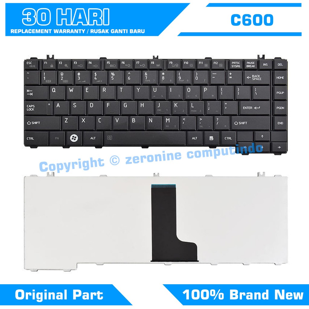 แป้นพิมพ์ Toshiba Satellite C600 C640 C640D L630 L635 C645 C645D L600