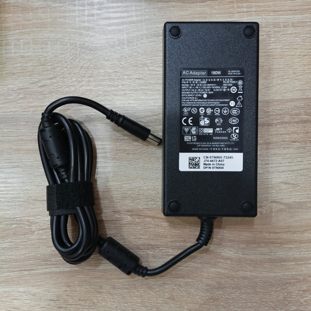 อะแดปเตอร์ชาร์จแล็ปท็อป 5431 5437 5447 1440 1464 1470 19.5V 9.23A (180W) 7.4*5.0 มม.
