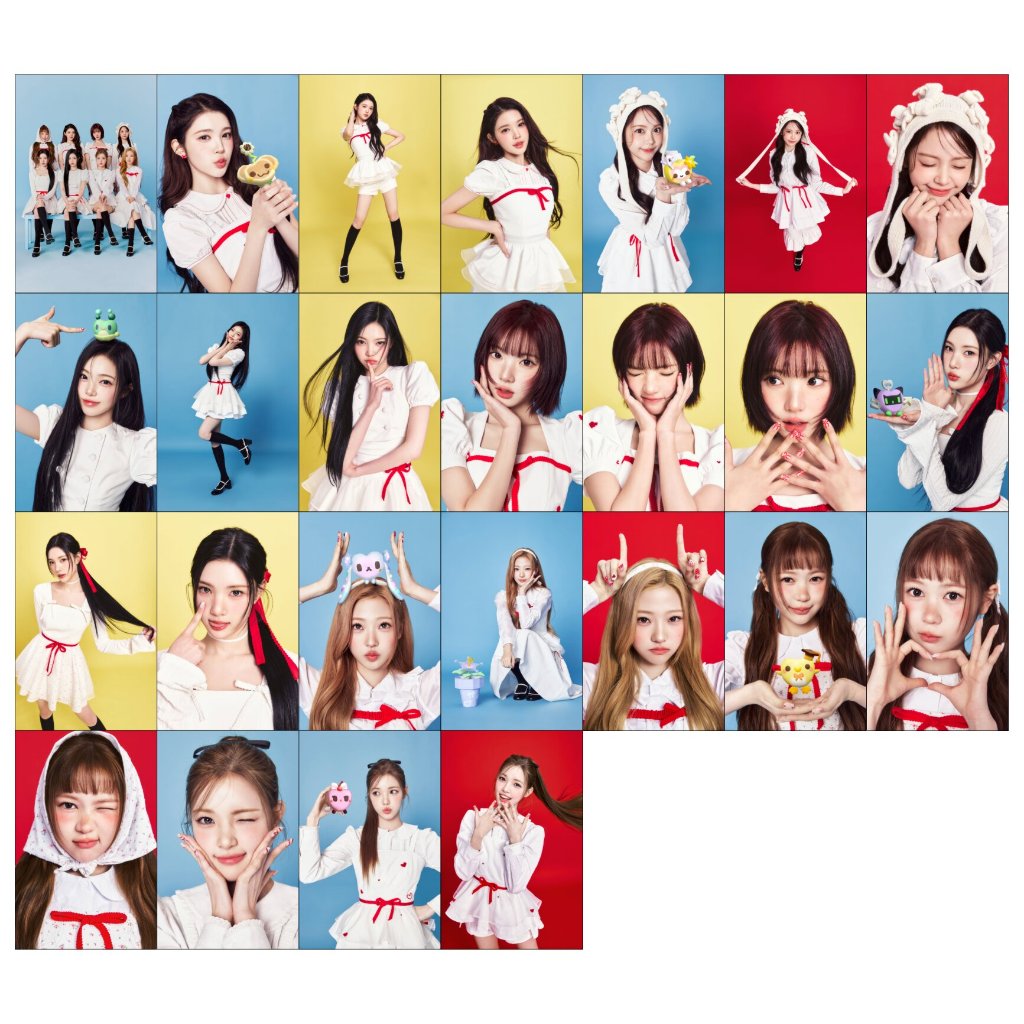 MINI STICKER S2U RUDE 25 ชิ้นสติกเกอร์ CHROMO IDOL KPOP UNOFFICIAL CARMEN JEWOO YUHA ANA YEON JUUN