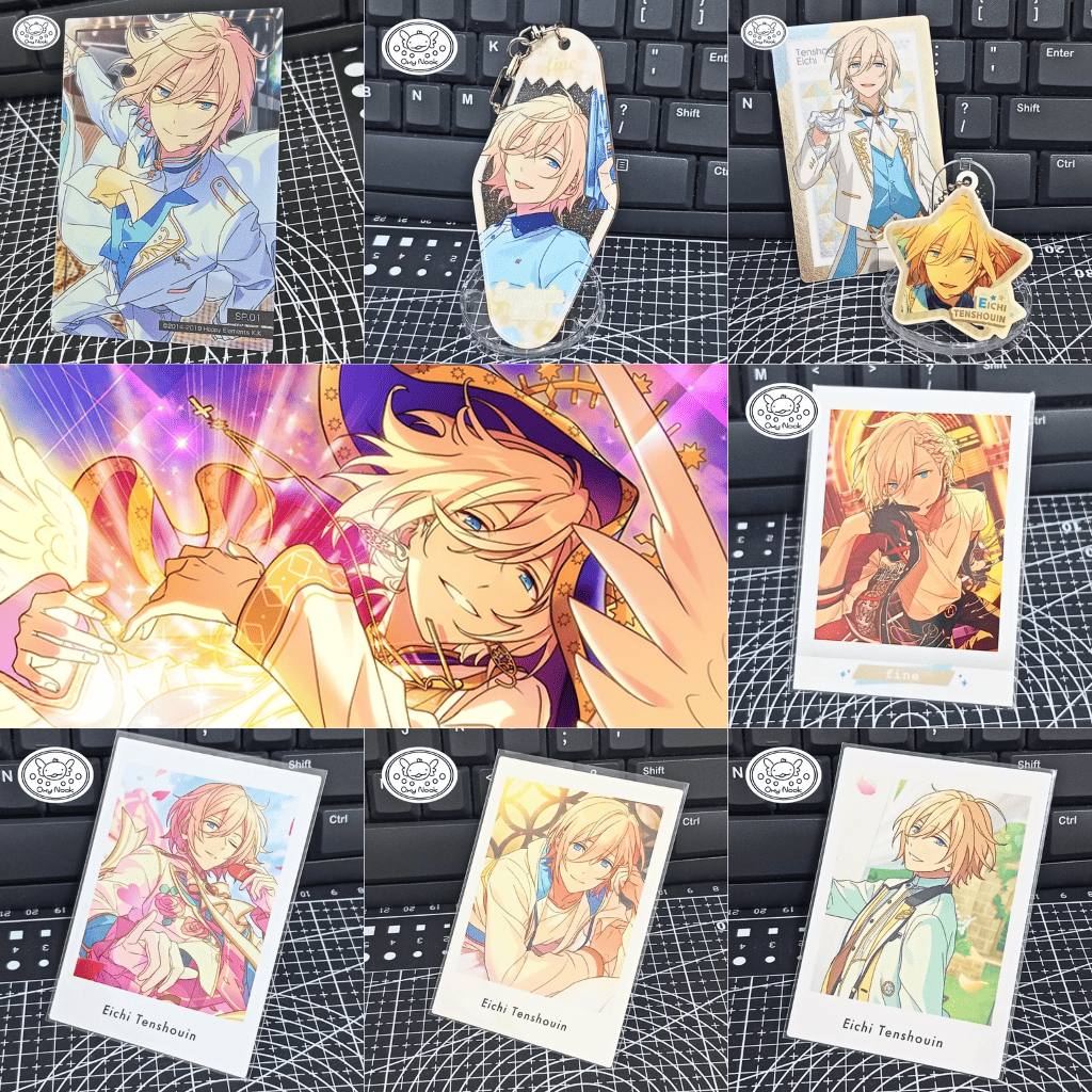 Enstarsemble Stars Official Merch Pasha Card, อะคริลิคและโลหะพวงกุญแจ fine Eichi Tenshouin