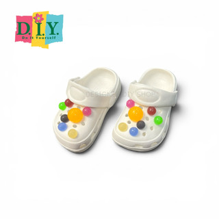 [D.I.Y.]Sandal Anak Perempuan Laki-Laki Model Baim Dengan Tali Belakang Design Stiker Lucu