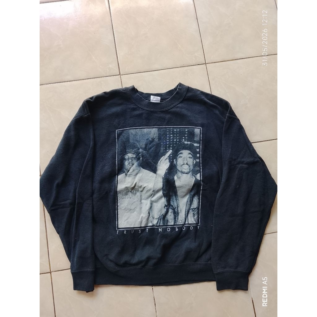 คอกลม tupac biggie raptee gildan หนัก