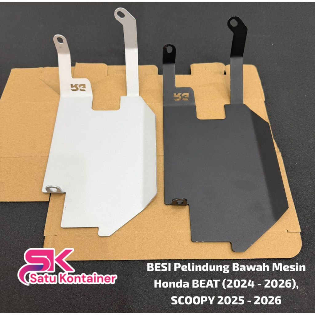 MESIN RG ENGINE COVER ตัวป้องกันเครื่องยนต์ส่วนล่างสําหรับ Honda BEAT (2024 - 2026), SCOOPY 2025 - 2