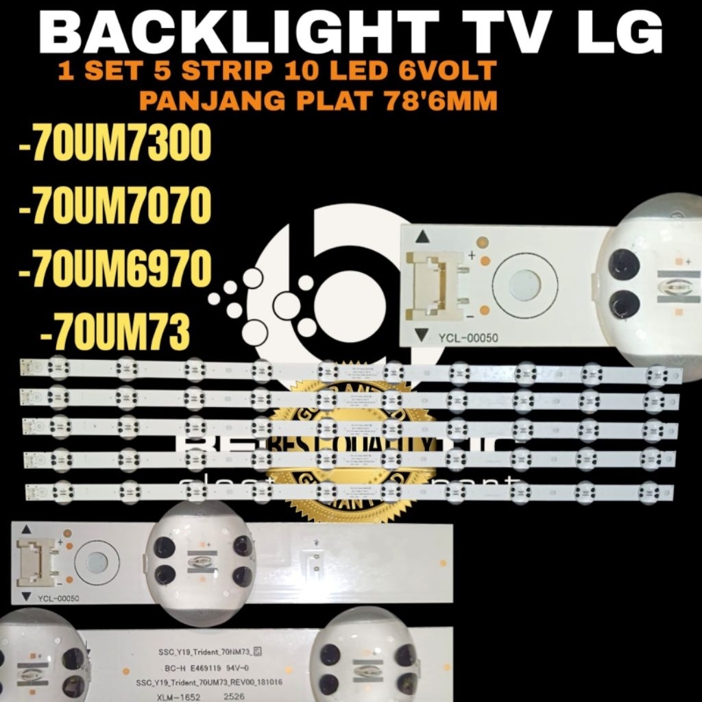 LG 70 INCH TV BACKLIGHT 70UM7300- 70UM73- 70UM70- 70UM6970 LG 70 INCH TV BACKLIGHT