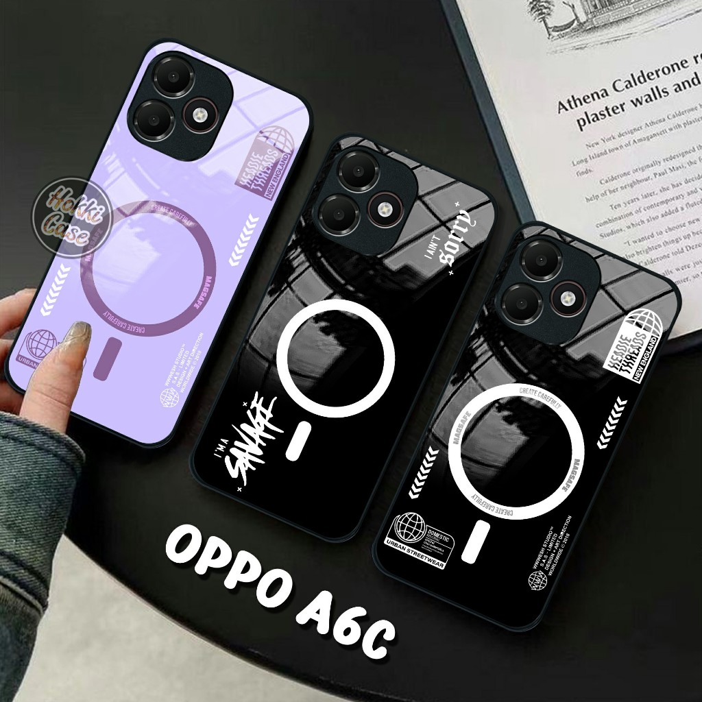 เคส Oppo A6C ล่าสุด HP - เคส Oppo A6C Glass Softcase - เคส Oppo A6C - เคสโทรศัพท์ Oppo A6C - ซิลิโคน