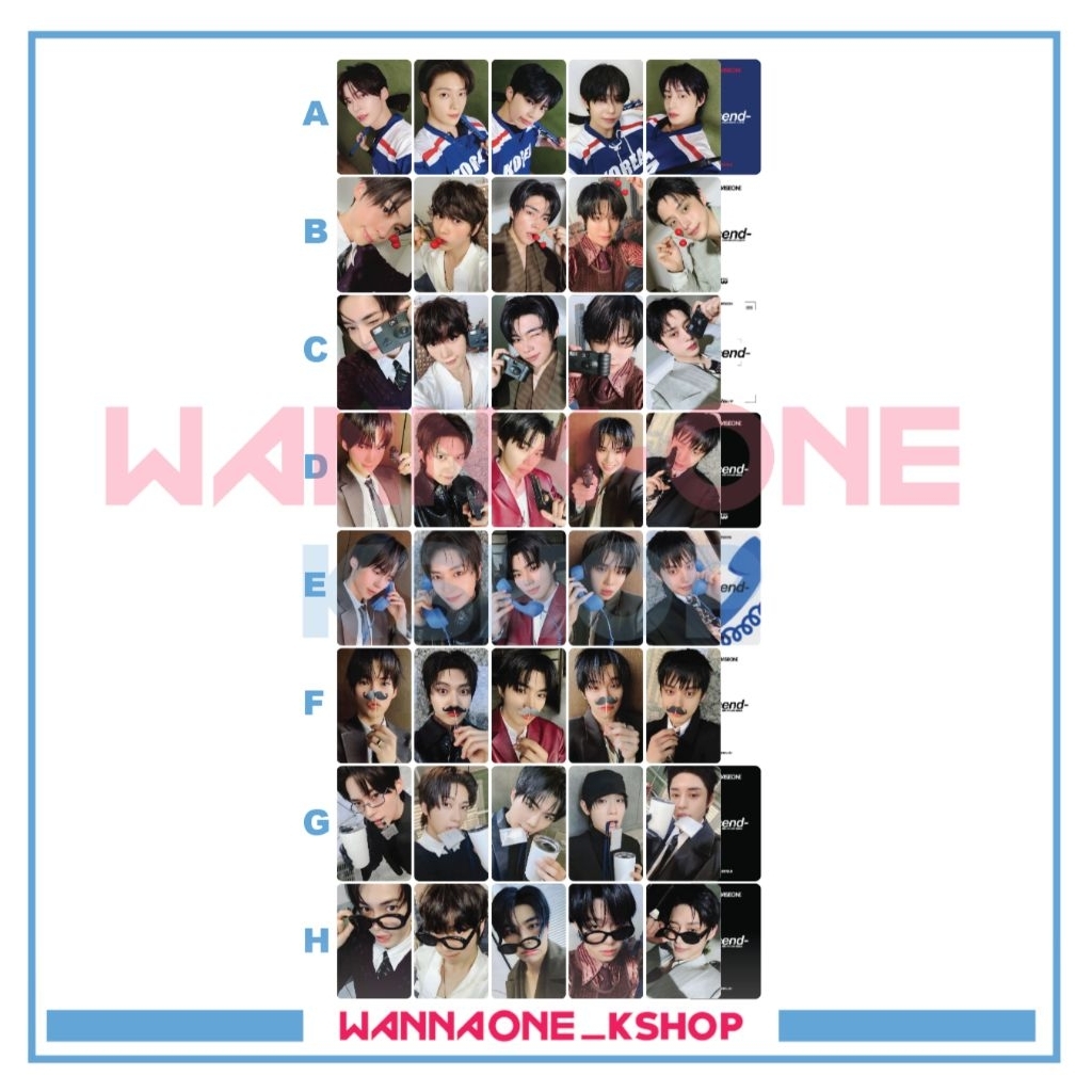 อัลบั้ม Photocard zerobaseone ASCEND zb1