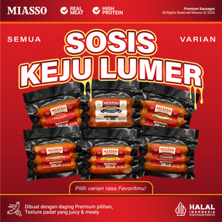 [SPECIAL OFFER] MIASSO - Premium Sausages | All Variant | Sosis Halal Frozen Food