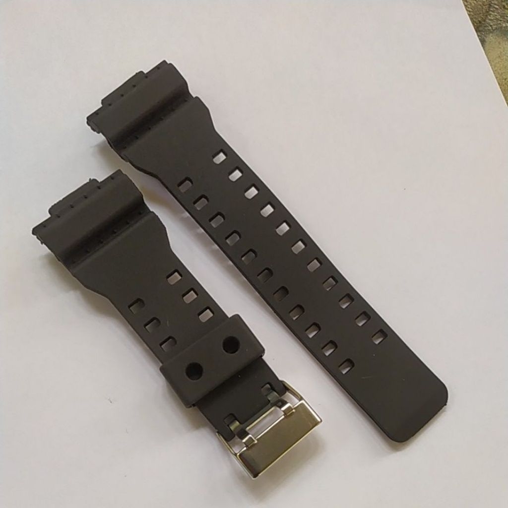 สายรัดยาง CASIO G-SHOCK GDF100 GDF-100 GDF100 BLACK DHOF WATCH STRAP ฟรี 2 ปากกา
