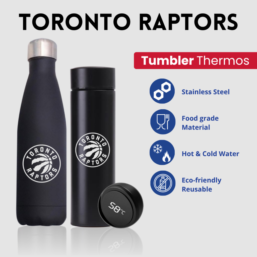 TERMOS TORONTO RAPTORS - TUMBLER THERMOS โลโก้ TORONTO RAPTORS