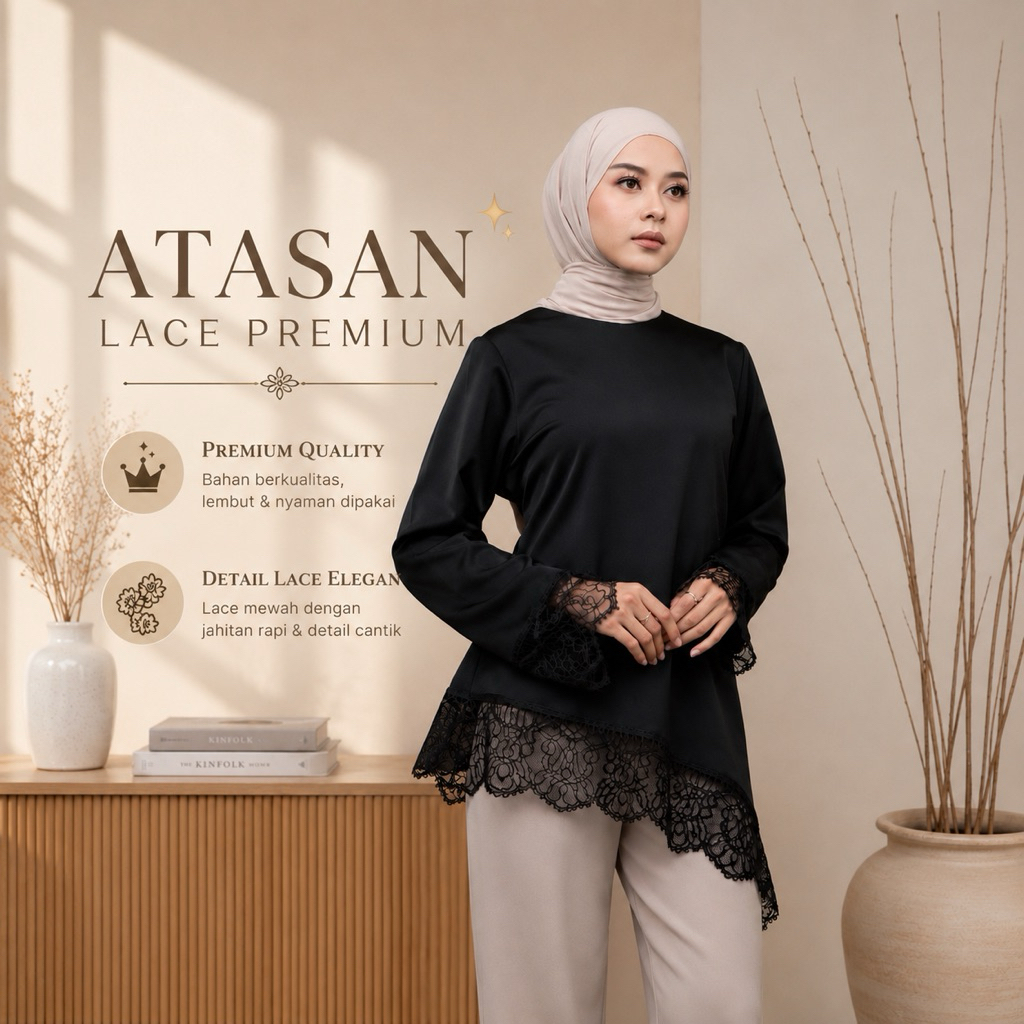 Agni Lace Top Silk Womens Layered Lace Top