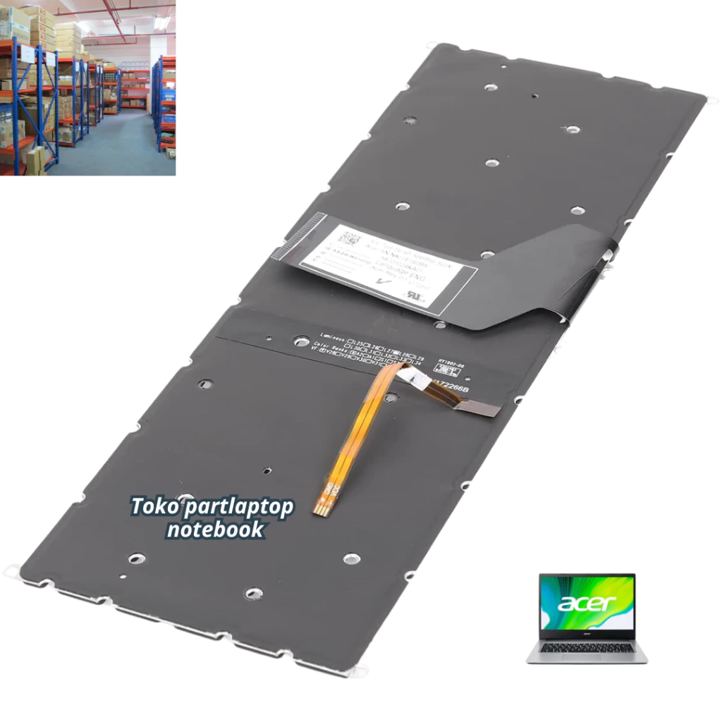 คีย์บอร์ด Acer Aspire A314/A314-21/A314-31/A314-32/A314-33/A314-41 thumbnail 4