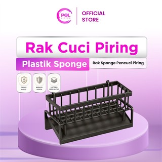 POL - Rak Cuci Piring Plastik Sponge