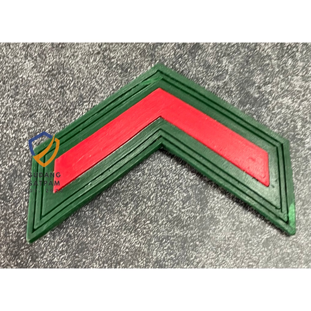 TNI Rank Patch (กล่อง) - สติ๊กเกอร์ตีนตุ๊กแกยาง Kopda Koptu Kopka Rubber Rank Praka