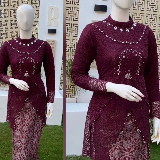 Fiona Payet Tunic/kebaya/modern kebaya top/ Fiona เลื่อม kebaya