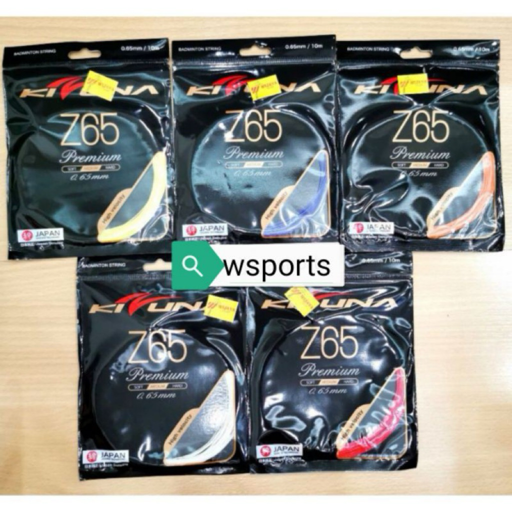 สายแบดมินตัน KIZUNA Z65 Z 65 PREMIUM ดั้งเดิม