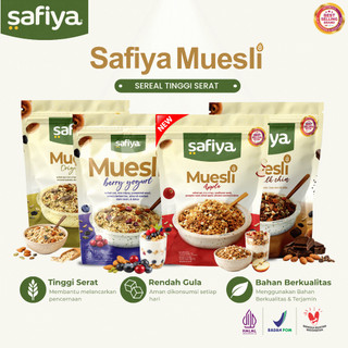 Safiya Muesli 1 Kg Oatmeal Dried Fruit Sereal Lengkap Rendah Kalori