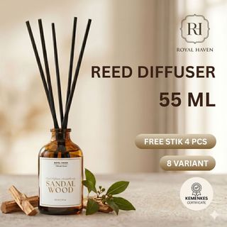 Royal Haven Reed Diffuser 55 ml | Pengharum Ruangan Wangi Aromaterapi Premium | Murah Tahan Lama