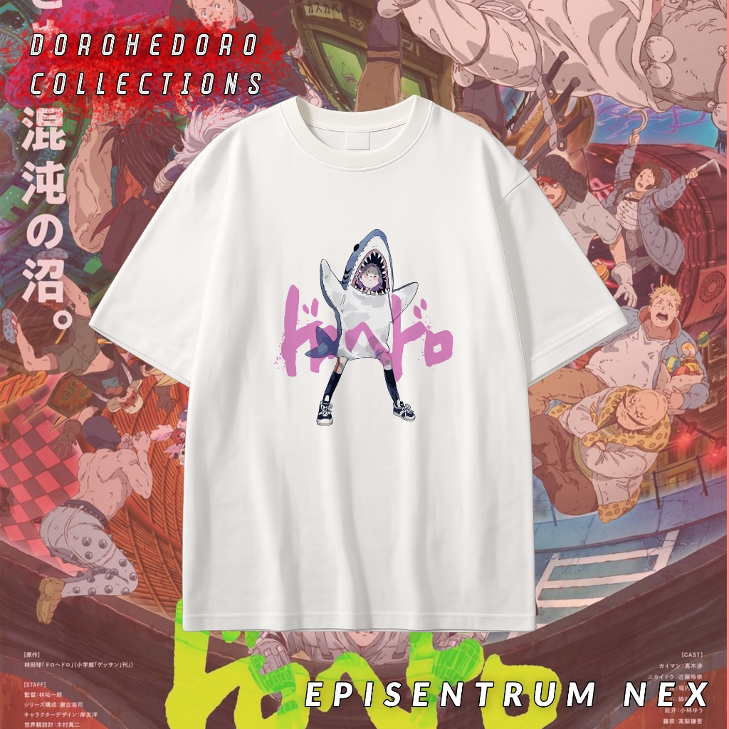 DOROHEDORO อะนิเมะเสื้อยืดผู้ชายและผู้หญิงเสื้อผ้า 24s Premium EPISONTRUM NEX Bundle Collection DORO