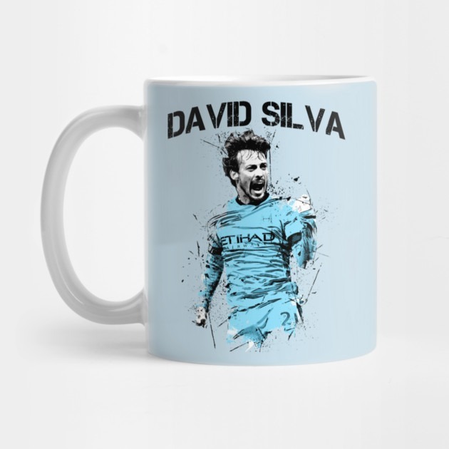 David Silva Tea Mug ผู้เล่นฟุตบอล แก้วเซรามิค