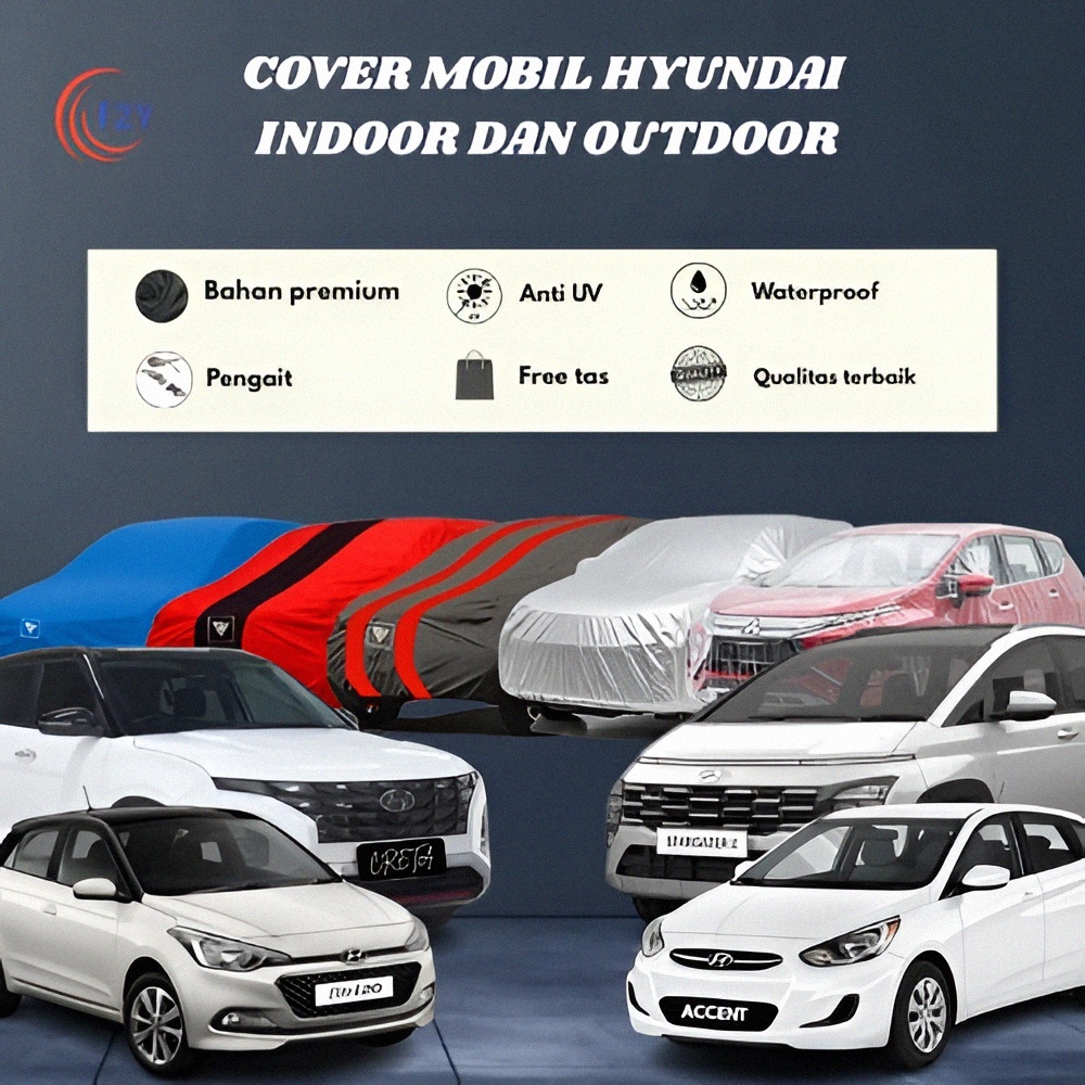Hyundai Atoz, Creta, Trajet, Matrix, Tucson ผ้าคลุมรถกันน้ําพร้อมตะขอยางฟรี