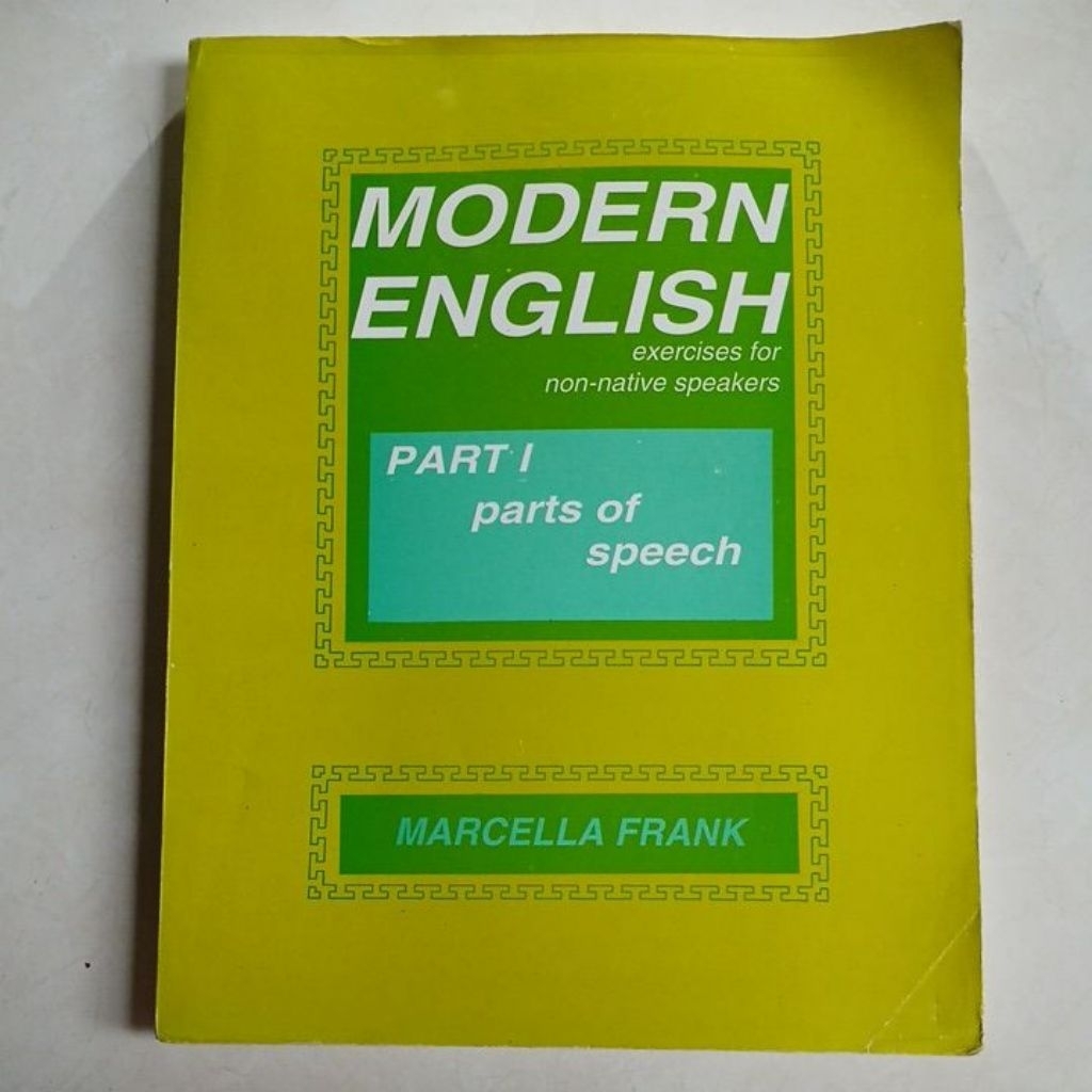 Preloved Modern English Book: แบบฝึกหัดสําหรับลําโพงที่ไม่ใช่พื้นเมือง Part I: Parts of Speech โดย M