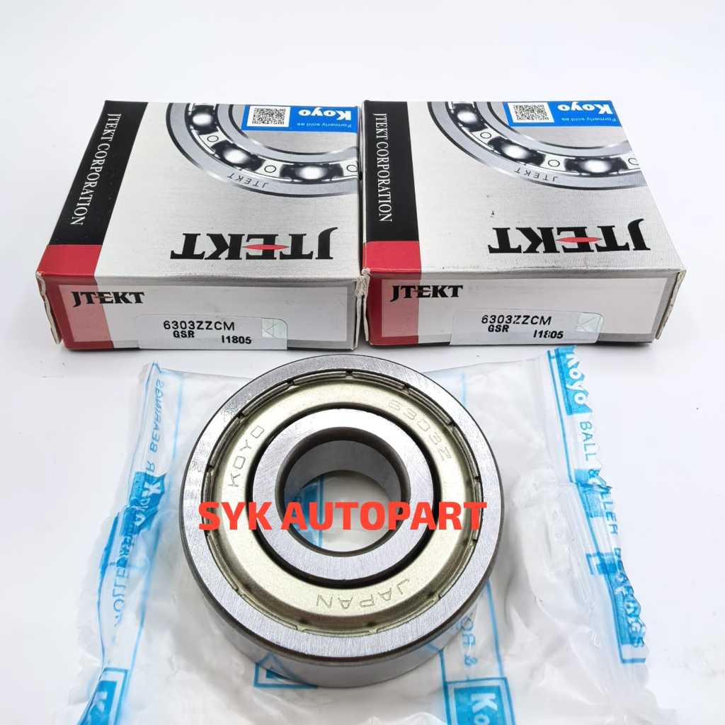 BEARING 6303 ZZ KOYO IRON CAP