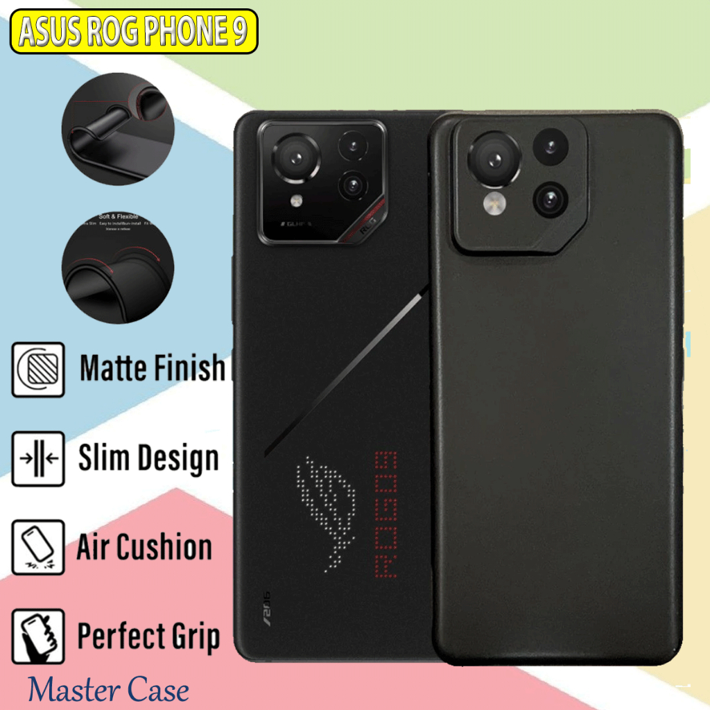 Asus ROG Phone 9 Softcase Black Matte Casing