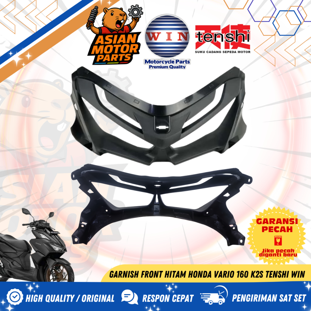 การ์นิชหน้าดํา Honda Vario 160 K2S WIN TASHI
