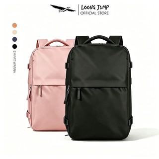 LOONG JUMP Tas Ransel Wanita Pria Tas Punggung Kerja Besar Backpack Laptop Tas Ransel Multifungsi Tas Gunung traveling ransel waterproof
