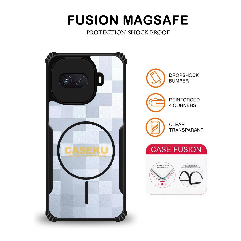 Magsafe Case Armor เคสฟิวชั่นกันกระแทก Iqoo 15R Iqoo 15 - MAG10