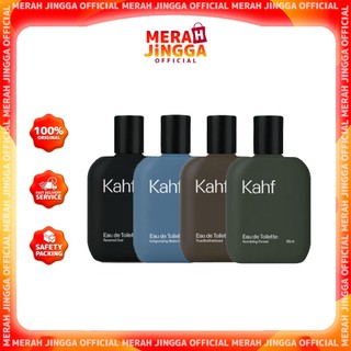 KAHF Eau de Toilette 35 ml -  Parfum Pria Tahan Lama - EDT | Merah Jingga Official