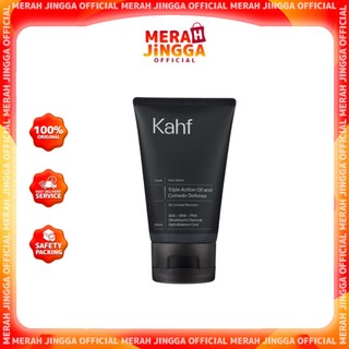 Kahf Triple Action Oil and Comedo Defense Face Wash 100 ml - Sabun Wajah | Merah Jingga Official