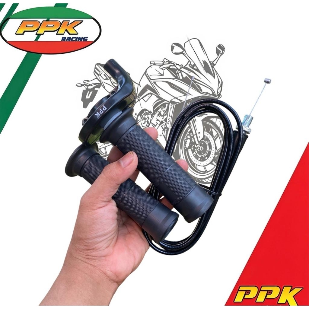 PPK Racing Parts Gas Spontan Matic 1 ความยาวสาย 190 CM แก๊ส Spontan Motorcyle Matic