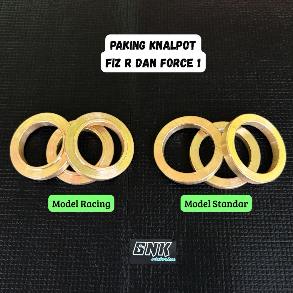 Fizr F1zr Force1 ปะเก็นท่อไอเสียทองเหลือง Fizr F1zr Force1 ทองเหลืองไอเสียบรรจุ