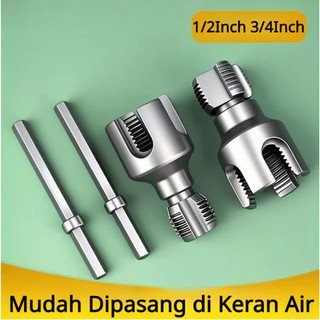 alat drat pipa baja karbon 2 in 1 drat dalam & luar 1/2" 3/4" universal serbaguna