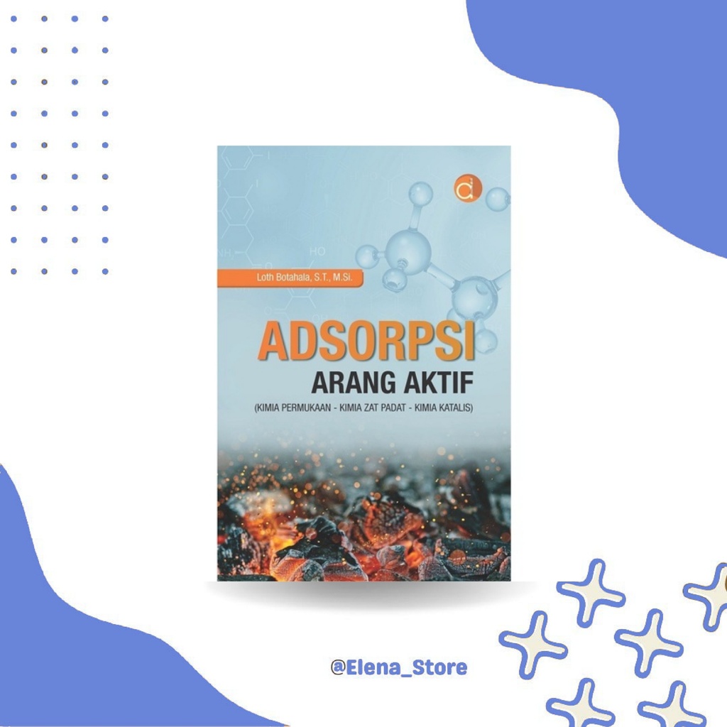 Deepublish Store Active Charcoal Adsorpsi Book พื้นผิวเคมี - SCIENCE BOOK - HVS 70