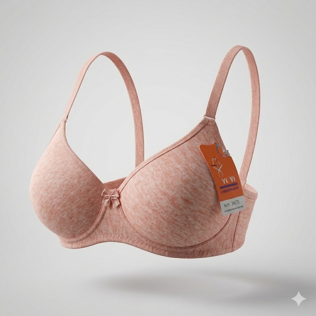 Yiyi สปอร์ตบราถ้วยเล็กชุดชั้นในโฟมบางไม่มีลวด La Paris ชุดชั้นในสตรีวัยรุ่น Bra Push Up Bra จริง Pic
