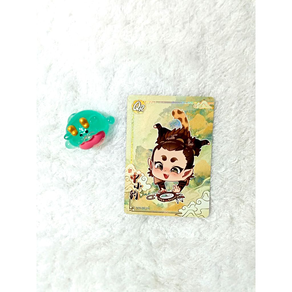 การ์ดจิบิ QR Xiaobao อย่างเป็นทางการของ Nezha 2 ใบ