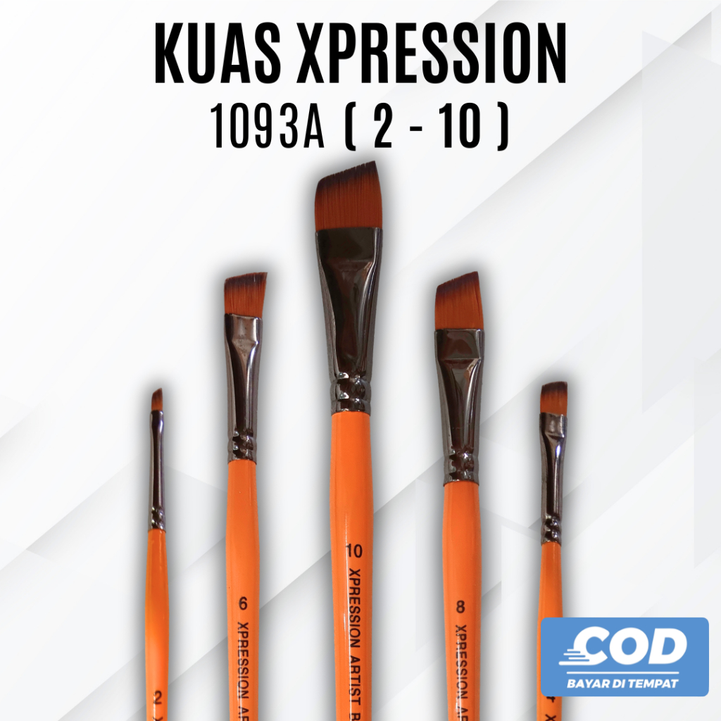 ANGULAR PAINTING BRUSH XPRESSION 1093A (2 - 10) - แปรงพ่นสียี่ห้อ XPRESSION