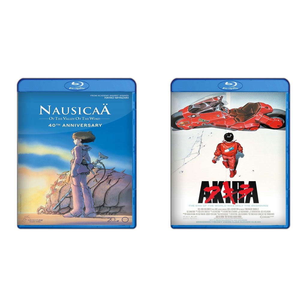 Nausicaa Of The Valley Of The Wind DVD (9884) + Akira DVD (1988)