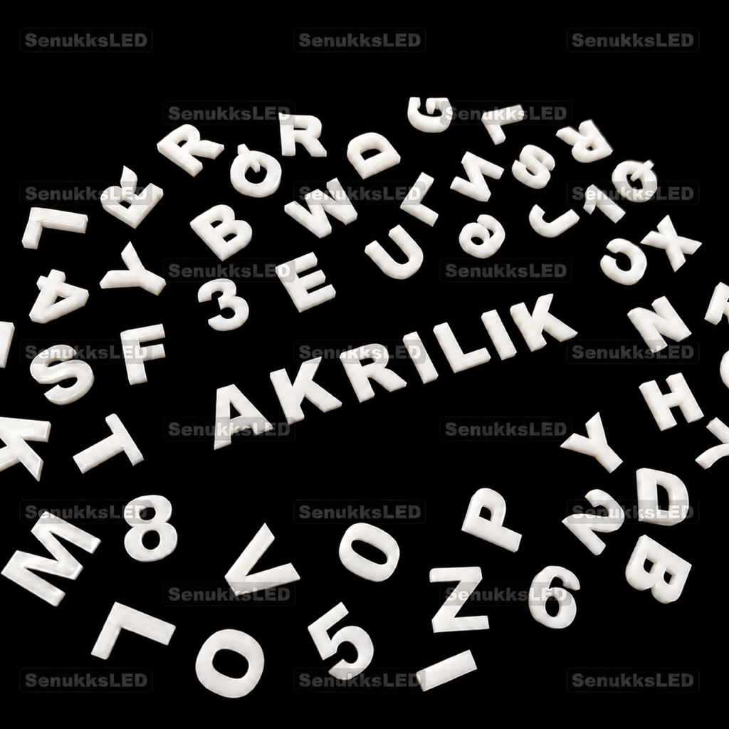 ACRYLIC LETTERS | หมายเลขอะคริลิก | ACRYLIC ALPHABET LETTERS | ACRYLIC ALPHABET LETTERS | RAISED