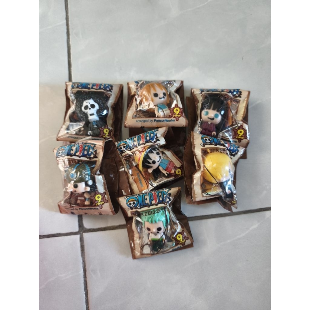 One piece x natchan block collection pansonworks strap kru luffy