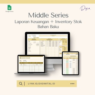 OFFICIAL Middle Series - Laporan Keuangan Plus Inventory Bahan Baku - Usaha FNB