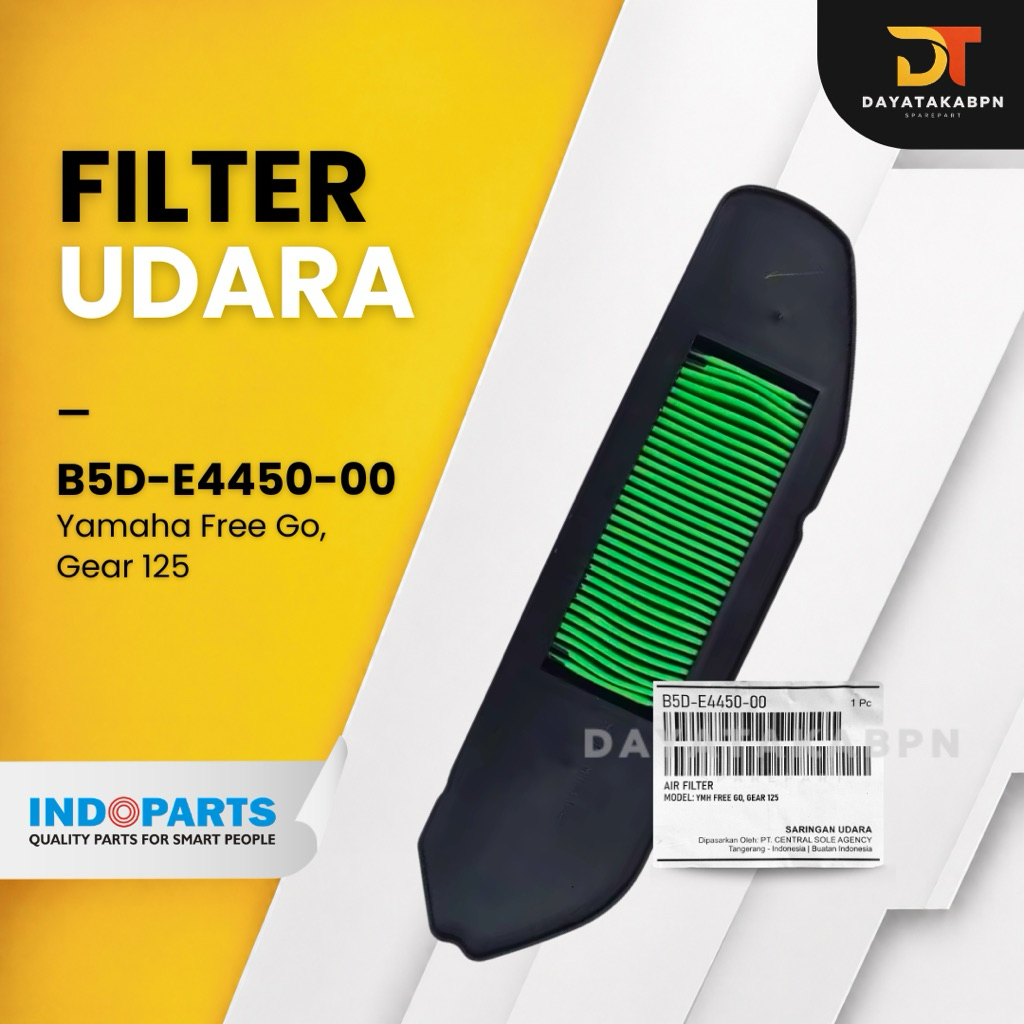 Indoparts B5D-E4450-00 กรองอากาศ - Yamaha FreeGo, Gear 125