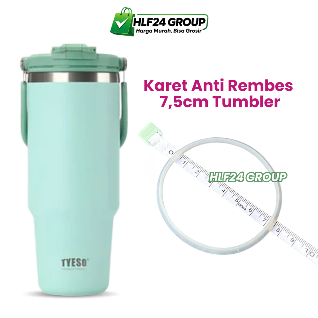 Tyso Anti-Leak Rubber Seal Tumbler 900ml เส้นผ่านศูนย์กลาง 7.5 ซม. - ยืดหยุ่น ติดตั้งง่าย เกรดอาหารด