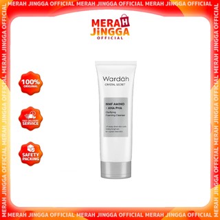 WARDAH Crystal Secret NMF Amino + AHA PHA Clarifying Foaming Cleanser 100 mL | Merah Jingga Official